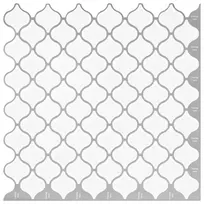 Lanterna plytelė 50 pcs Balta 27 x 27 cm Poliuretanas ir PET
