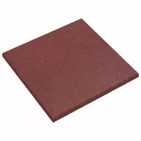Kritimo apsaugos plytelės 6 pcs Raudona 50 x 50 cm Guma