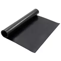 Grindų kilimėlis Juoda 1,2 x 2 m Guma