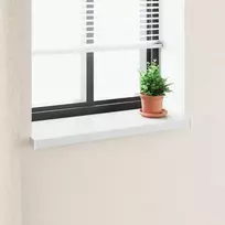 Langų palangė Balta 100 x 35 x 4,5 cm PVC
