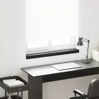 Langų palangė Juoda su medienos tekstūra 100 x 15 x 4,5 cm PVC