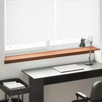 Langų palangė Ruda mediena 160 x 25 x 4,5 cm PVC