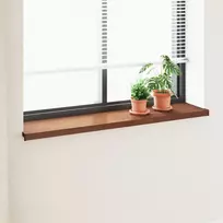 Langų palangė Ruda mediena 160 x 35 x 4,5 cm PVC
