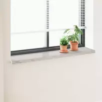 Langų palangė Marmurinė tekstūra 140 x 30 x 4,5 cm PVC