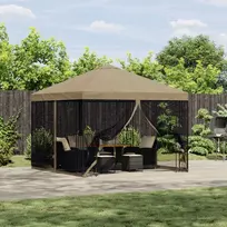 Sodo pavėsinė su šoninėmis sienelėmis 3 x 3 m Smėlio