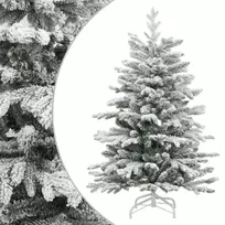 Dirbtinė eglutė su šarnyrinėmis šakomis, 210cm, dengta sniegu