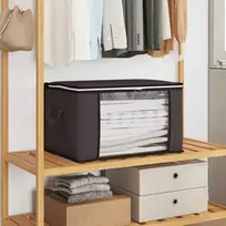 Saugojimo dėžė su skaidriu šoniniu langu 2 pcs Antracito