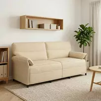 Sofa 100% poliesteris metalinis rėmas MDF, fanera