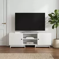 Televizoriaus spintelė Aukšto Blizgesio Baltas 150 x 31 x 50 cm