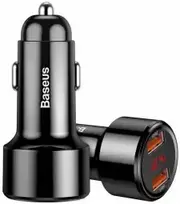 Baseus CCMLC20C-01 car charger | 45W | PD, QC, PPS | USB-C, USB-A | with LCD display | black