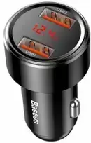Baseus Magic Series Dual QC Car Charger CCMLC20A-01 | 45W | QC | USB-A | with LCD display | black