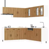 Virtuvinių spintelių komplektas, 11 dalių, Kalmar, artisano