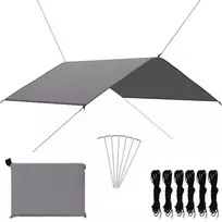 Lauko tentas, pilkos spalvos, 4x4m