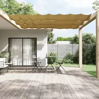 Vertikali markizė, smėlio spalvos, 60x1200cm, oksfordo audinys