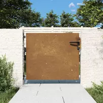 Sodo vartai, 85x75 cm, Corten plienas