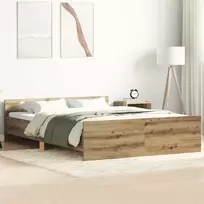 Lovos rėmas be čiužinio, artisano ąžuolo, 120x190 cm