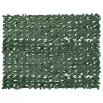 Balkono pertvara su tamsiai žaliais lapais, 200x150cm