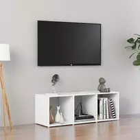 Televizoriaus spintelė, baltos spalvos, 107x35x37cm, MDP