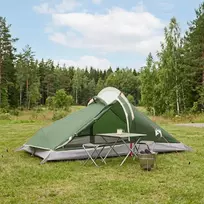 Pėsčiųjų kempingo palapinė Žalia 4 asmenims