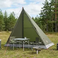 Pėsčiųjų kempingo palapinė Alyvuogių žalia 2 asmenims