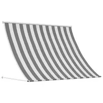 Pavėsinė Antracito ir baltos 400 x 150 cm