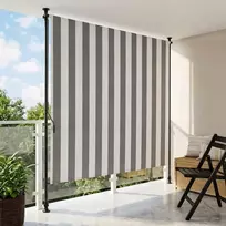 Lauko Ritininė Žaliuzė Antracito ir baltos 120 x 270 cm