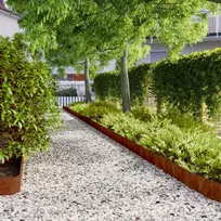 Vejos apvadai, 10vnt., 15x103cm, lankstus Corten plienas