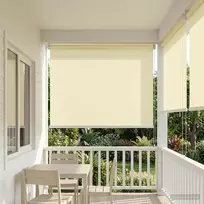 Lauko ritininė žaliuzė UV apsaugai Kreminė 60 x 230 cm