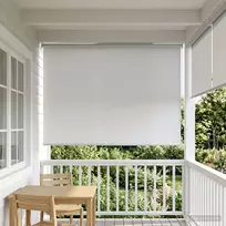 Lauko ritininė žaliuzė UV apsaugai Balta 160 x 230 cm