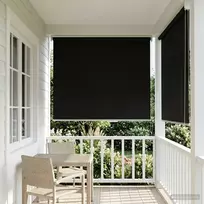 Lauko ritininė žaliuzė UV apsaugai Juoda 100 x 140 cm