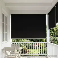 Lauko ritininė žaliuzė UV apsaugai Juoda 120 x 140 cm