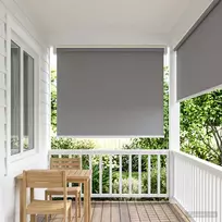 Lauko ritininė žaliuzė UV apsaugai Šviesiai pilka 60 x 140 cm