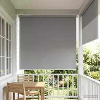 Lauko ritininė žaliuzė UV apsaugai Šviesiai pilka 120 x 140 cm