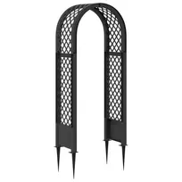 Rožių arka su spygliais Antracito 97 x 43 x 218 cm PP