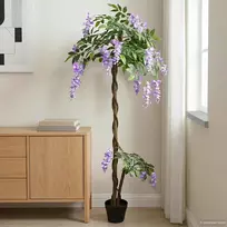 Dirbtinis Pupos Gėlių Medis Violetinė 80 x 18 x 160 cm