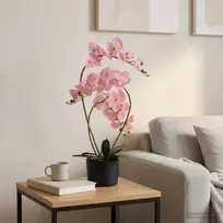 Dirbtinė orchidėja su vazonu Rožinė 45 x 15 x 65 cm