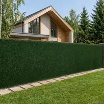 Dirbtinė tvora Tamsiai žalia 1,5 x 3 m PVC ir Plienas