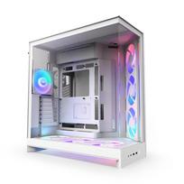 NZXT H9 Flow RGB+ 2025 Tower ATX No power supply White