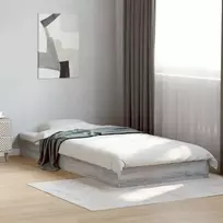 Grindų lovos rėmas Pilka Sonoma 80 x 200 cm Apdirbta mediena