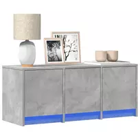 Televizoriaus spintelė su LED, betono, 97x34x40cm, mediena