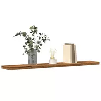 Knygų lentynos plokštės, 4vnt., medienos, 60x10x1,5cm, mediena