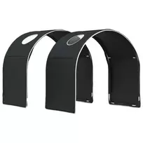 Lovos tunelis 2 pcs Juoda 211 x 52,5 x 2 cm Poliesteris