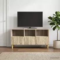 Televizoriaus spintelė 102 x 34,5 x 50 cm Sonoma ąžuolas