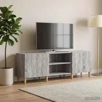 Televizoriaus spintelė 150 x 31 x 50 cm Pilka Sonoma
