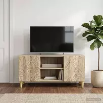 Televizoriaus spintelė 102 x 34,5 x 50 cm Sonoma ąžuolas
