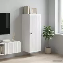Prie sienos montuojama spinta Itin blizgi balta