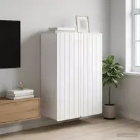 Prie sienos montuojama spinta Itin blizgi balta