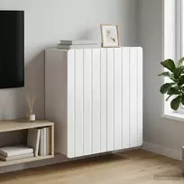 Prie sienos montuojama spinta Itin blizgi balta 59 x 31 x 64 cm