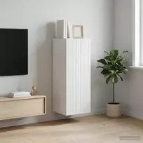 Prie sienos montuojama spinta Itin blizgi balta