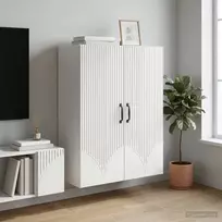 Prie sienos montuojama spinta Itin blizgi balta
